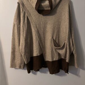 492S Gershon bram Two-Tone Women's Sweater